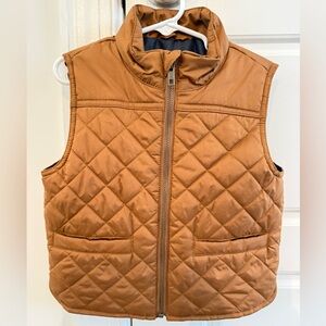 Crewcuts Quilted Brown Kids Vest